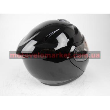 МОТОШЛЕМ FXW HF-119 (МОДУЛЯР) ЧЕРНЫЙ ГЛЯНЕЦ